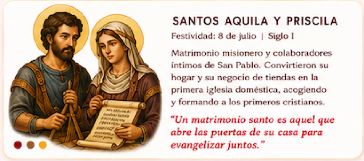 Santos Aquila y Priscila
