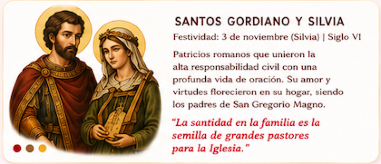 Santos Gordiano y Silvia