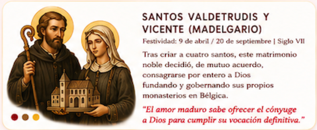 Santos Valdetrudis y Vicente